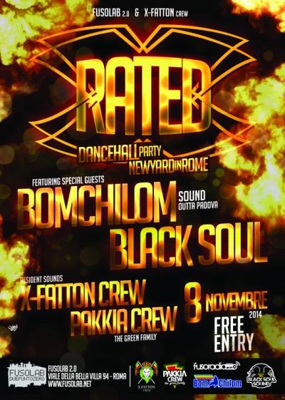 X RATED DANCEHALL YARD - Sabato 8 Novembre