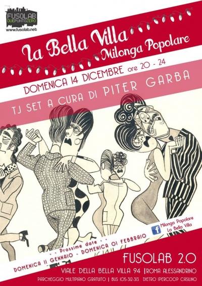 La Bella Villa – Milonga Popolare - 14 dicembre 2014