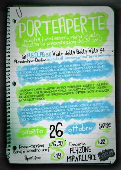Porte Aperte: presentazione corsi