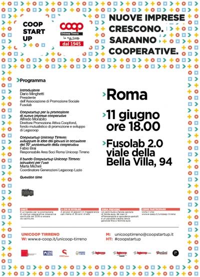 COOPSTARTUP - Nuove imprese crescono. Saranno cooperative