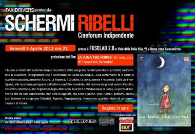 Proiezione "LA LUNA CHE VORREI" - Venerdì 5 Aprile
