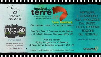 Selezione di Film Terre resistenti:chi decide cosa c'è nel tuo piatto? - Sabato 23 Febbraio
