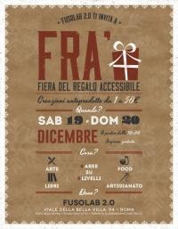 FRA' - Fiera Regalo Accessibile - 19 e 20 dicembre