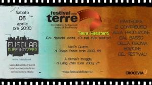 Rassegna documentaristica : TERRE RESISTENTI: chi decide cosa c'è nel tuo piatto? - Sabato 6 Aprile