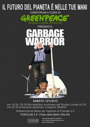 Proiezione Garbage Warrior di Oliver Hodge - Sabato 12 Gennaio